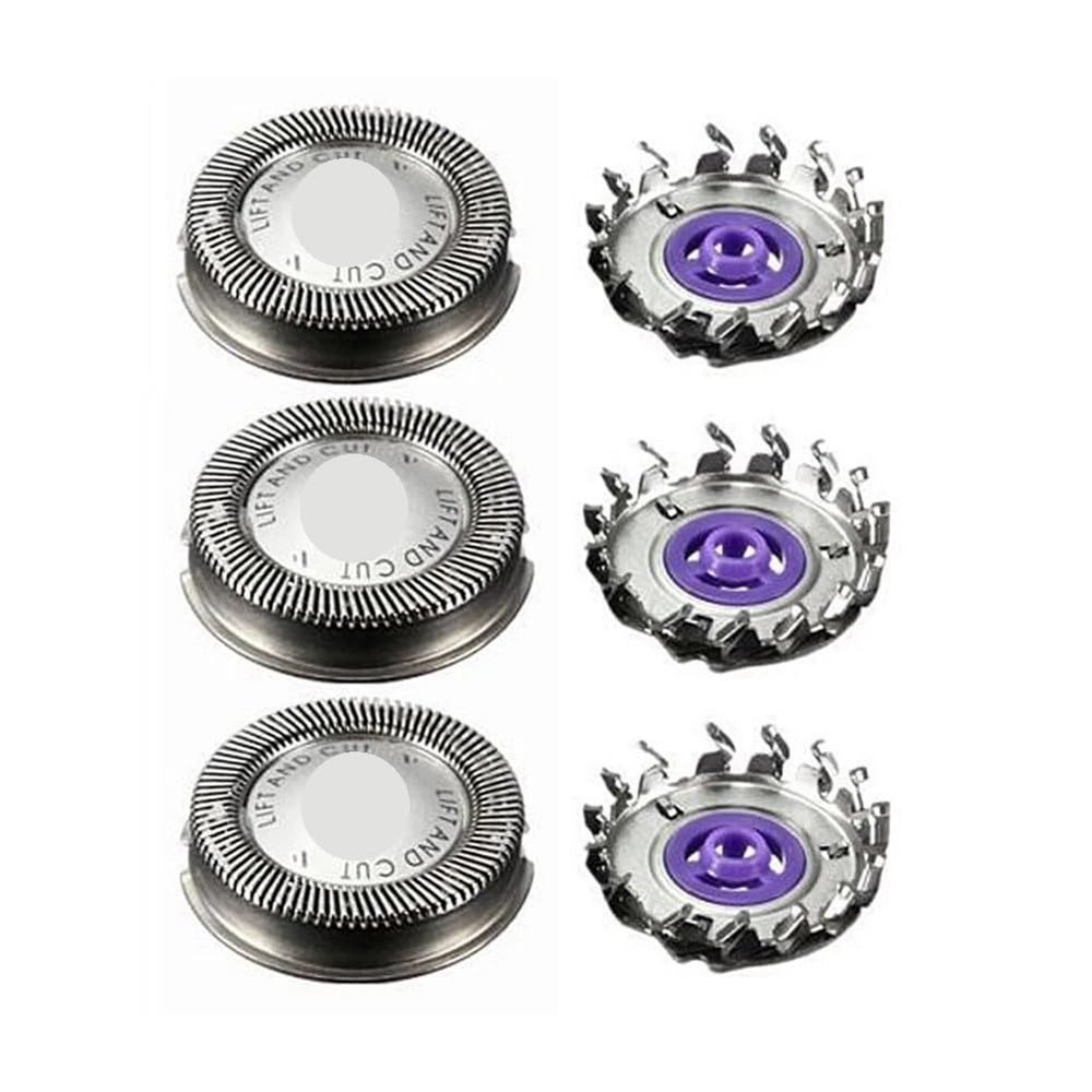 Blade 3 Pcs Replacement Shaver Head For Compatible For Philips HQ3 HQ4 HQ55 HQ56 HQ6900 HQ6868 HQ5812 HQ6874 Razor Blade(1set)