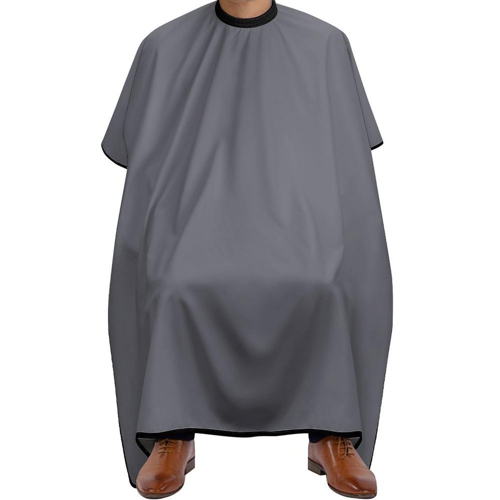 Fashion Unisex Hair Cutting Cape with Adjustable Closure Gery Barber Cape