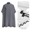 Fashion Unisex Hair Cutting Cape with Adjustable Closure Gery Barber Cape view 4