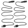 ABOOFAN 2pcs USB Shaver Charging Cord Rubber Conductive Power Cable for Electric Razor Trimmer Replacement Compact Anti-Aging Heat Resistant Charger 2pcs view 1