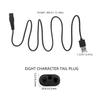 ABOOFAN 2pcs USB Shaver Charging Cord Rubber Conductive Power Cable for Electric Razor Trimmer Replacement Compact Anti-Aging Heat Resistant Charger 2pcs view 2