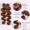 Feather Crochet Human Hair Body Wave Miracle Knots Extensions 16 Inch 120G view 2