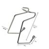 ABOOFAN Alloy Razor Brush Stand Mini Shaving Brush Rack Holder for Men Safety Razor Storage Space-saving Design Wash Sink view 2