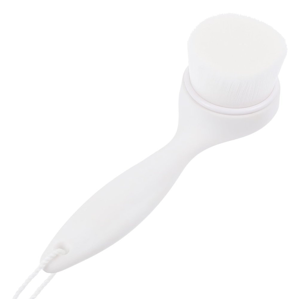 TEHAUX Manual Facial Cleansing Brush Soft Facial Exfoliator with Massage Function for Women and Portable Lightweight Face Brush for Deep Skin Cleaning and Gentle Pore Care
