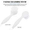 TEHAUX Manual Facial Cleansing Brush Soft Facial Exfoliator with Massage Function for Women and Portable Lightweight Face Brush for Deep Skin Cleaning and Gentle Pore Care view 3