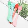 GALPADA 4Pcs Double-Headed Silicone Facial Cleansing Brush for Gentle Makeup Removal and Deep Skin Cleaning Skin-Friendly Material Portable Mixed Colors for Daily Face Care and Travel Use view 2