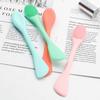 GALPADA 4Pcs Double-Headed Silicone Facial Cleansing Brush for Gentle Makeup Removal and Deep Skin Cleaning Skin-Friendly Material Portable Mixed Colors for Daily Face Care and Travel Use view 3