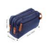 ABOOFAN Men's Travel Toiletries Bag Large Capacity Wash Organizer with Wet Dry Separation Compact Portable Nylon Storage for Traveling view 2