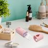 Ipetboom Portable Mini Face Steamer Handheld Facial Steamer Humidifier for Skin Cleansing Moisturizing and Refreshing USB Rechargeable Mist Sprayer for Home and Salon Use Pink view 2