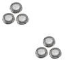 Blade 3Pcs Replacement Shaver Blade Heads HQ64 For Compatible For Philips PT726 PT725 PT720 PT710 PT715 PT725(2set) view 1