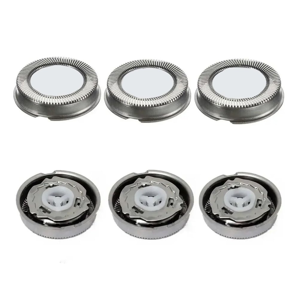 Blade 3Pcs Replacement Shaver Head Blade Cutters For Compatible For Philips HQ4 HQ58 HQ56 HQ80(1set)