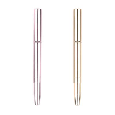 DOITOOL 2pcs Retractable Dual-ended Lipstick Brush with Caps Portable Makeup Tool for Lip Gloss Concealer Foundation Application Lightweight Compact Design for Professional and Home Use