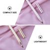 DOITOOL 2pcs Retractable Dual-ended Lipstick Brush with Caps Portable Makeup Tool for Lip Gloss Concealer Foundation Application Lightweight Compact Design for Professional and Home Use view 4