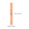 ABOOFAN Retractable Lip Brush Portable Makeup Tool Soft Thick Bristles for Lipstick Eye Shadow Foundation Concealer Skin-friendly Cosmetic Applicator in Warm Orange for Women view 2