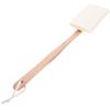 HAMPPLIES Long Handle Body Scrubber Bath Brush for Shower with Gentle Exfoliation and Skin Massage Back Scrubber for Deep Cleaning Reach Areas Reusable Natural Material Spa Tool view 1