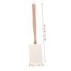 HAMPPLIES Long Handle Body Scrubber Bath Brush for Shower with Gentle Exfoliation and Skin Massage Back Scrubber for Deep Cleaning Reach Areas Reusable Natural Material Spa Tool view 2