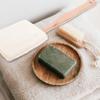 HAMPPLIES Long Handle Body Scrubber Bath Brush for Shower with Gentle Exfoliation and Skin Massage Back Scrubber for Deep Cleaning Reach Areas Reusable Natural Material Spa Tool view 4