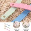 ABOOFAN 3pcs Double-Sided Bath Shower Brush with Long Curved Handle for Deep Exfoliating and Skin Massaging Non-Slip Design for Men and Women Random Color Random Color view 4