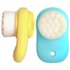 ABOOFAN 2pcs One Portable Facial Cleansing Brush for Daily Use Gentle Silicone Skin Scrubber with Dual-Sided Design Ergonomic Grip for Pore Unclogging and Dead Skin Removal Travel-Friendly view 1