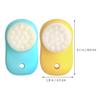 ABOOFAN 2pcs One Portable Facial Cleansing Brush for Daily Use Gentle Silicone Skin Scrubber with Dual-Sided Design Ergonomic Grip for Pore Unclogging and Dead Skin Removal Travel-Friendly view 3