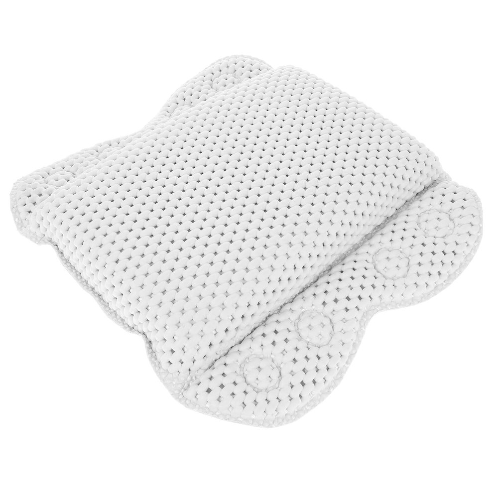 DOITOOL PVC Foam Bathtub Pillow with Strong Suction Cups Comfortable Neck and Head Rest Cushion for Home Spa Hotel and Bath Tub Use Non-Slip Tub Cushion for Relaxation