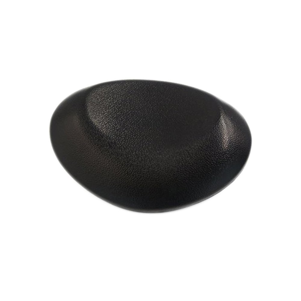 DOITOOL Black Tub Pillow with Strong Suction Cup Breathable Spa Bath Cushion for Head and Neck Support Comfortable Bathtub Headrest Accessory for Home Relaxation