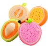 ABOOFAN 4pcs Fruits Shaped Bath Sponges for Cute Lovely Shower Scrubbers Lightweight Bath Tool for Home Bathroom Random Style view 1