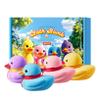 ACSUSS 4 Count Floral Scented Duck Bath Bombs, Fizzy Moisturizing Bath Soak, Gift for Women & Teens Blue One Size view 1