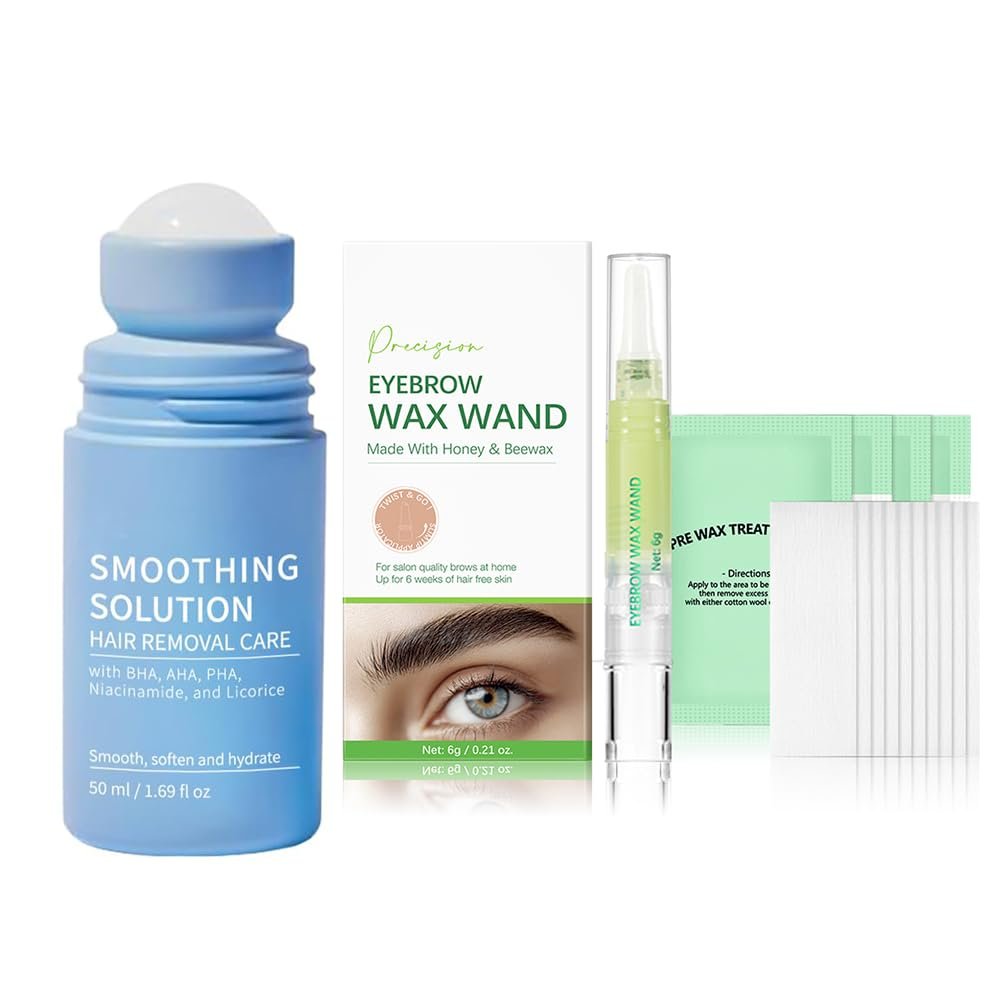 LINEDSON Eyebrow Wax Kit for Hair Removal & Smoothing Solution