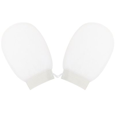 TOVINANNA 2Pcs Exfoliating Shower Gloves for Removing Dead Skin Gentle Body Scrubber Mitts for Bath Comfortable Skin Cleansing and Massage Suitable for Home Hotel Dormitory Use