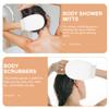 TOVINANNA 2Pcs Exfoliating Shower Gloves for Removing Dead Skin Gentle Body Scrubber Mitts for Bath Comfortable Skin Cleansing and Massage Suitable for Home Hotel Dormitory Use view 4