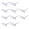 DIYEAH 25Pcs Double-edge Razors White Travel Disposable Trimmers for Men Women Safe Intimate Underarm Hair Removal Compact Portable Shaving Tools for Arms Legs view 1