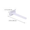DIYEAH 25Pcs Double-edge Razors White Travel Disposable Trimmers for Men Women Safe Intimate Underarm Hair Removal Compact Portable Shaving Tools for Arms Legs view 2