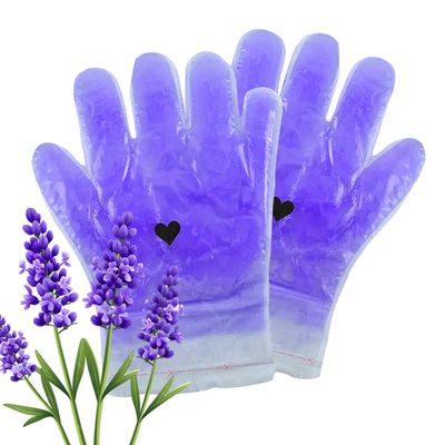 6 Pairs Lavender Paraffin Wax Gloves  Moisturizing Hand Gloves for Spa, Salon, and Home Use  Hydrating Paraffin Hand Mask with Soothing Lavender Scent for Soft and Smooth Skin