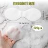 Asofelk Under Eye Patches 100PCS, Disposable Skin Care Mask Sheets, Thin Cotton Compressed Eye Pads for Dark Circles Puffiness Wrinkles, Non Woven Breathable Salon Treatment Wraps Beauty Supplies view 2