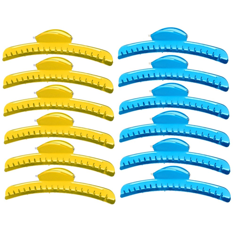 12Pcs Hair Clips for Women Styling, Aluminum Tip Top Finger Wave Clips Hair Clamps Metal Modeling Clamps Suitable for Home and Outdoor
