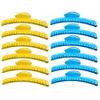 12Pcs Hair Clips for Women Styling, Aluminum Tip Top Finger Wave Clips Hair Clamps Metal Modeling Clamps Suitable for Home and Outdoor view 1