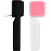 ABOOFAN 2Pcs Double-Sided Facial Cleansing Brush Manual Exfoliating Face Wash Tool Soft Silicone Bristles for Deep Cleaning Dead Skin Removal Lightweight and Portable White and Black view 1