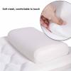 FLEXMAN Full Body Bathtub Pillow, 51.18 X 15.75in 3D Mesh Surface Soft Neck Back Bath Tub Pillow Mat with 13 Suction Cups for Home Hotel view 4