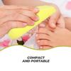 ABOOFAN 4Pcs Foot Care File Tool Double-Sided Callus Remover for Heel Repair Dead Skin Exfoliation Ergonomic Foot Sole Trimmer and Massage Random Color view 2