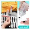 Lotion Pump Clip Locks 120 Pcs Plastic Bottle Locks, Dispenser Pump Accessories, Leak-Proof Lock Rings for Containers for Lotion Shampoo Cleansing Oil Bottles view 3