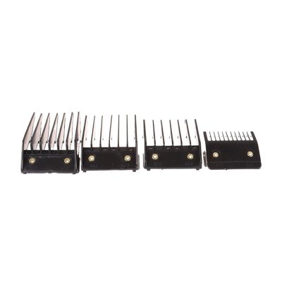 4Pcs Universal Cut Clipper Limit Comb Guide Attachment Size Barber Replacement 4-Piece Set of Electric Push Shear Limit Comb