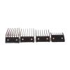4Pcs Universal Cut Clipper Limit Comb Guide Attachment Size Barber Replacement 4-Piece Set of Electric Push Shear Limit Comb view 1