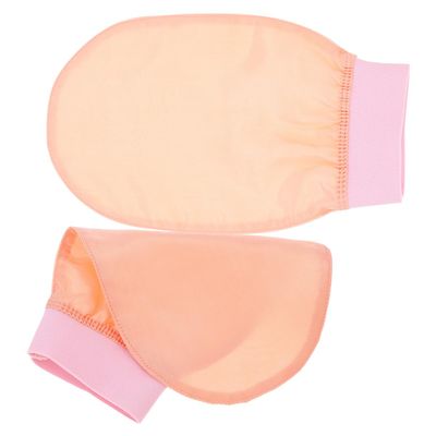 Unomor 2Pcs Bath Mittens Skin Scrubbing Gloves for Shower Exfoliating Body Scrubber Soft Artificial Fiber Skin Cleansing Bathing Gloves for Men Women