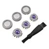 -ABUB 3 Pcs Replacement Shaver Head Compatible For Philips HQ3 HQ4 HQ55 HQ56 HQ6900 HQ6868 HQ5812 HQ6874 Razor Blade(1set) view 2