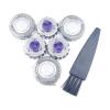 3Pieces HQ8 Replacement Blades Compatible For Philips Shaver Heads HQ8894 HQ7160 7310XL 7315XL 7325XL 7340XL 7345XL 7350XL AT810 AT880(2set) view 2