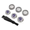 -ABUB 3 Pcs Replacement Shaver Head Compatible For Philips  HQ3 HQ4 HQ55 HQ56 HQ6900 HQ6868 HQ5812 HQ6874 Razor Blade(1set) view 3