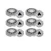 SH90 Shaving Replacement Heads Compatible For Philips S9000 S8000, 9XXX 8XXX S9531 S9721/84 S9511 S8950 S8980/12 S9311/21 Blades(3pac) view 1