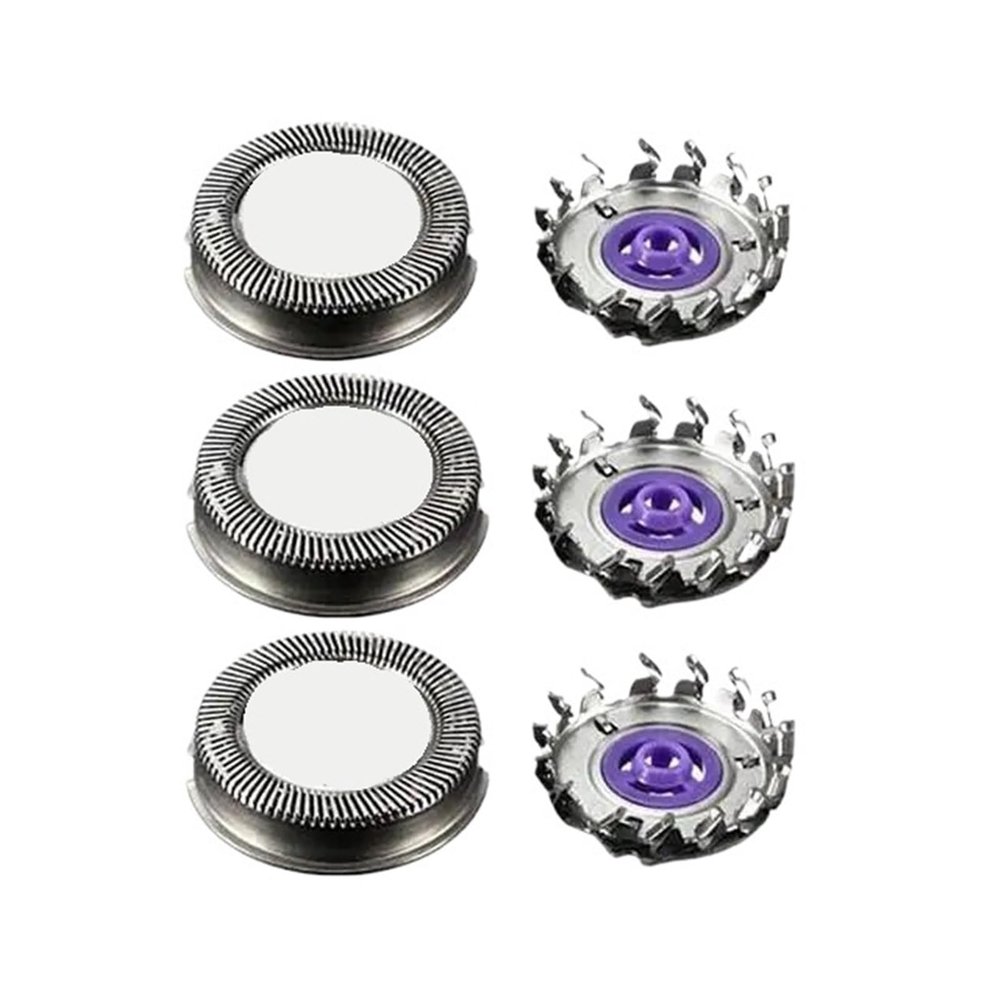 3Pcs Shaver Head Replacement Shaver Blade Compatible For Philips HQ3 HQ32 HQ36 HQ40 HQ300 Razor Blade For MenReplacement Razor Head(1set)