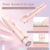 2-in-1 Dual Head Bikini Hair Trimmer & Electric Shaver For Women, Waterproof Wet/Dry Use With Detachable Heads  Painless Grooming(Pink) view 3